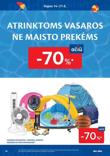 MAXIMA akcijų leidinys Nr. 29 nuo liepos 14 d.