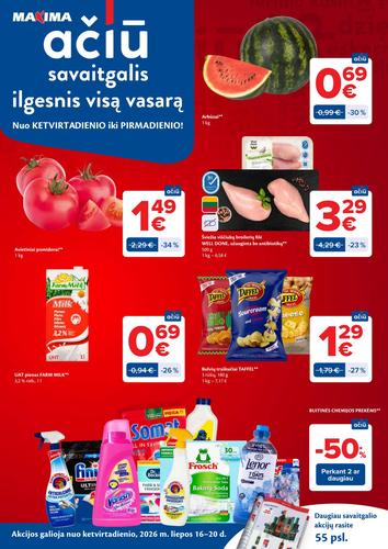 MAXIMA akcijų leidinys Nr. 29 nuo liepos 14 d.