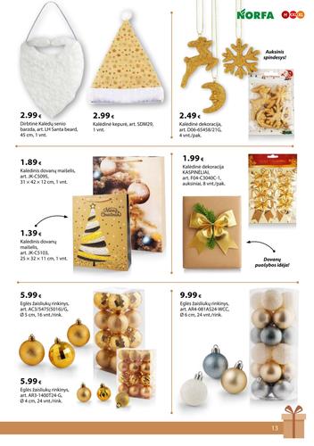 NORFA leidinys IŠSIRINK SAVO KALĖDAS nuo lapkričio 18 d.