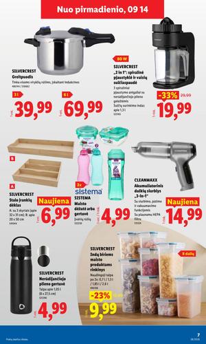 LIDL ne maisto prekių leidinys nuo rugsėjo 14 d.