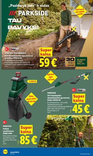 LIDL ne maisto prekių leidinys nuo rugsėjo 14 d.