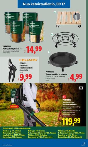 LIDL ne maisto prekių leidinys nuo rugsėjo 14 d.