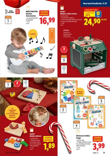 LIDL Žaislų katalogas nuo lapkričio 3 d.