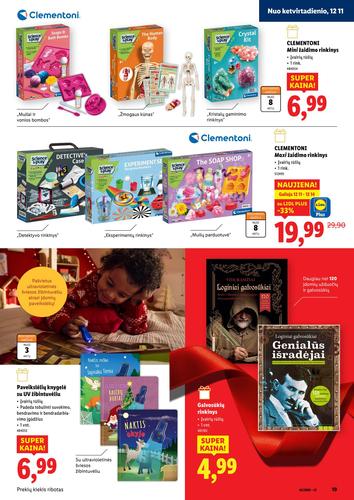LIDL Žaislų katalogas nuo lapkričio 3 d.