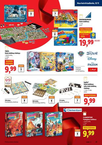 LIDL Žaislų katalogas nuo lapkričio 3 d.