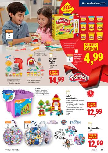 LIDL Žaislų katalogas nuo lapkričio 3 d.