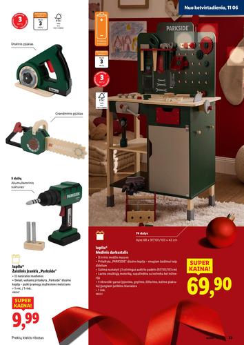 LIDL Žaislų katalogas nuo lapkričio 3 d.