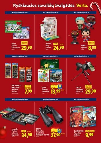 LIDL Žaislų katalogas nuo lapkričio 3 d.
