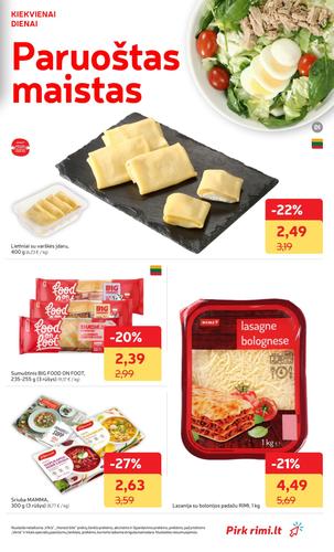 RIMI akcijų leidinys Nr. 39 nuo rugsėjo 22 d.