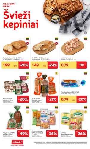 RIMI akcijų leidinys Nr. 39 nuo rugsėjo 22 d.
