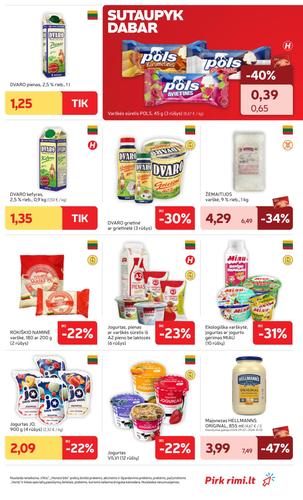 RIMI akcijų leidinys Nr. 39 nuo rugsėjo 22 d.