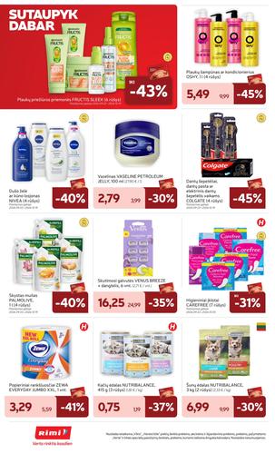 RIMI akcijų leidinys Nr. 39 nuo rugsėjo 22 d.