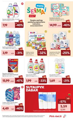 RIMI akcijų leidinys Nr. 39 nuo rugsėjo 22 d.