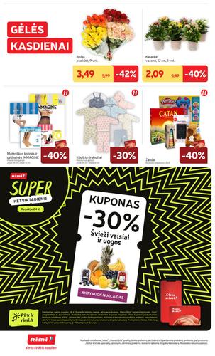 RIMI akcijų leidinys Nr. 39 nuo rugsėjo 22 d.