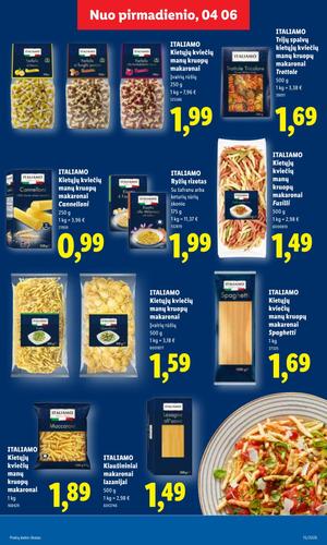 LIDL maisto akcijų leidinys nuo balandžio 6 d.