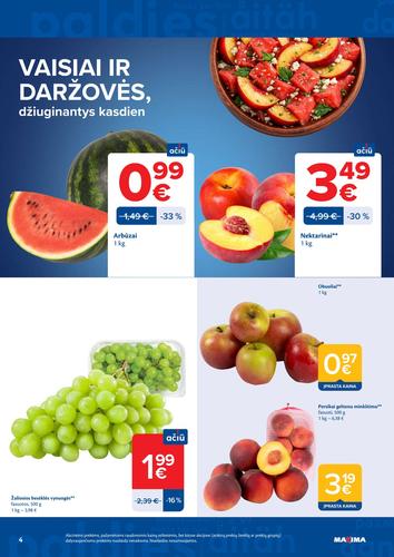 MAXIMA akcijų leidinys "AČIŪ savaitinis  Nr. 23" nuo birželio 2 d.