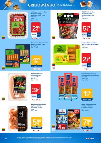 MAXIMA akcijų leidinys "AČIŪ savaitinis  Nr. 23" nuo birželio 2 d.