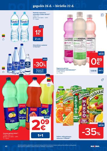 MAXIMA akcijų leidinys "AČIŪ savaitinis  Nr. 23" nuo birželio 2 d.