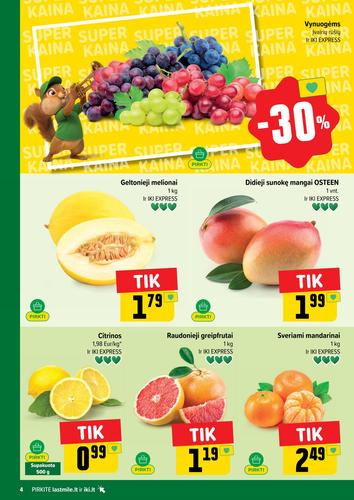 IKI akcijų leidinys Nr. 40 nuo rugsėjo 28 d.