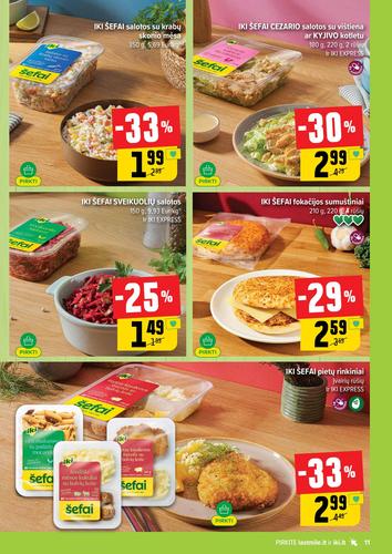IKI akcijų leidinys Nr. 40 nuo rugsėjo 28 d.