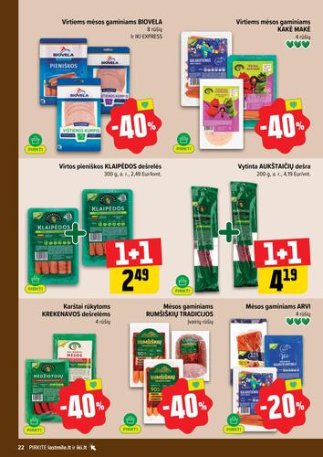 IKI akcijų leidinys Nr. 40 nuo rugsėjo 28 d.