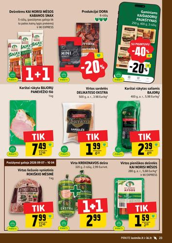 IKI akcijų leidinys Nr. 40 nuo rugsėjo 28 d.