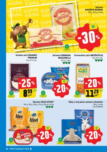 IKI akcijų leidinys Nr. 40 nuo rugsėjo 28 d.