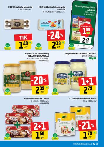 IKI akcijų leidinys Nr. 40 nuo rugsėjo 28 d.