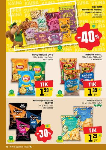 IKI akcijų leidinys Nr. 40 nuo rugsėjo 28 d.