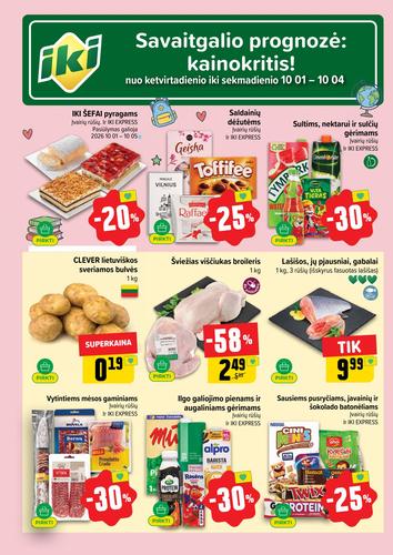 IKI akcijų leidinys Nr. 40 nuo rugsėjo 28 d.