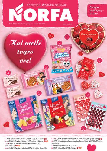 NORFA akcijų leidinys Nr. 3 nuo vasario 5 d.