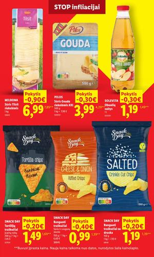 LIDL maisto akcijų leidinys nuo balandžio 27 d.