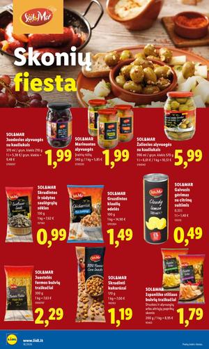 LIDL maisto akcijų leidinys nuo balandžio 27 d.
