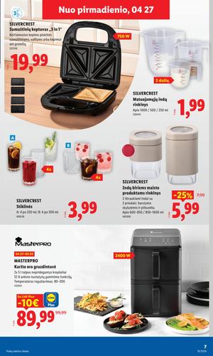 LIDL ne maisto prekių leidinys nuo balandžio 27 d.