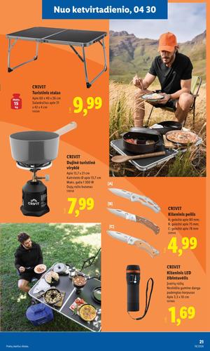 LIDL ne maisto prekių leidinys nuo balandžio 27 d.