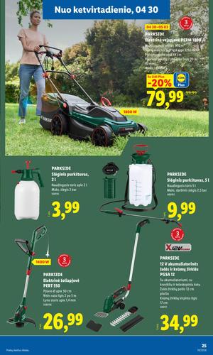 LIDL ne maisto prekių leidinys nuo balandžio 27 d.