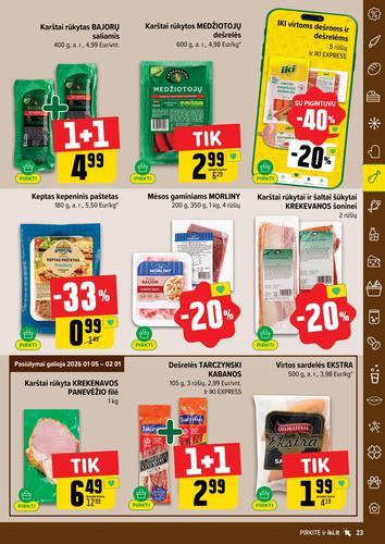 IKI akcijų leidinys Nr. 2 nuo sausio 5 d.