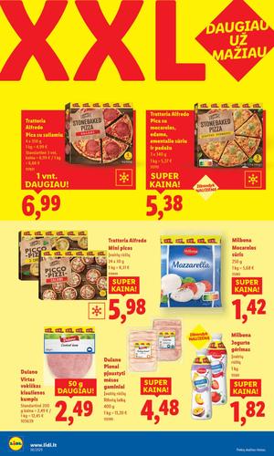 LIDL maisto akcijų leidinys nuo rugsėjo 1 d.