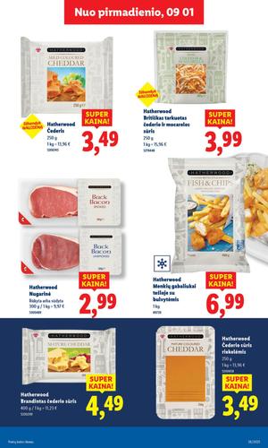 LIDL maisto akcijų leidinys nuo rugsėjo 1 d.