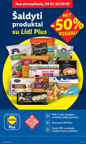 LIDL maisto akcijų leidinys nuo rugsėjo 1 d.