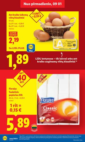 LIDL maisto akcijų leidinys nuo rugsėjo 1 d.