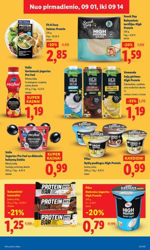 LIDL maisto akcijų leidinys nuo rugsėjo 1 d.