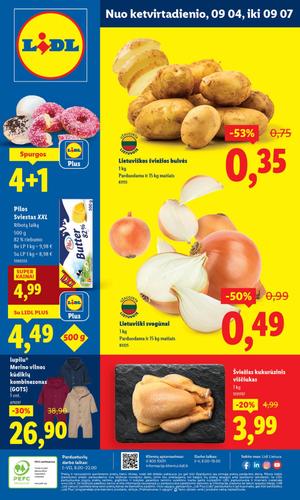 LIDL maisto akcijų leidinys nuo rugsėjo 1 d.