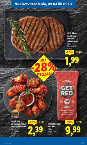 LIDL maisto akcijų leidinys nuo rugsėjo 1 d.