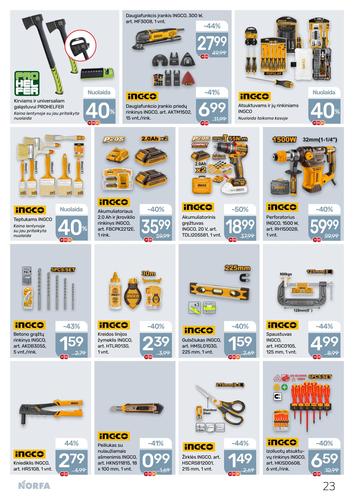 NORFA akcijų leidinys Nr. 7 nuo balandžio 2 d.