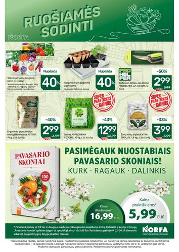 NORFA akcijų leidinys Nr. 7 nuo balandžio 2 d.