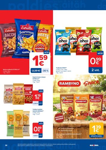 MAXIMA akcijų leidinys Nr. 30 nuo liepos 21 d.