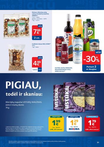 MAXIMA akcijų leidinys Nr. 30 nuo liepos 21 d.