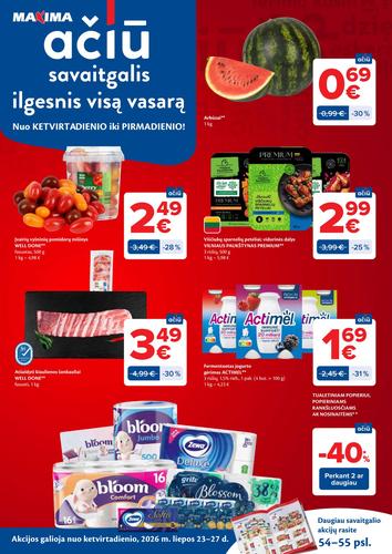 MAXIMA akcijų leidinys Nr. 30 nuo liepos 21 d.