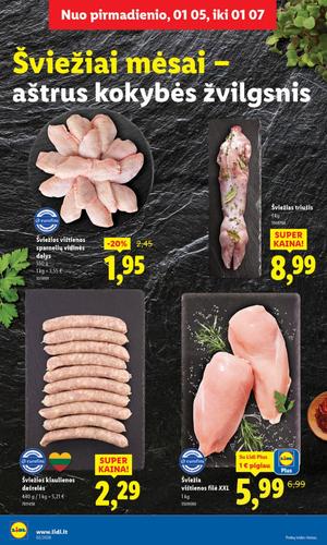 LIDL maisto akcijų leidinys nuo sausio 5 d.